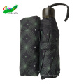 5 fold mini patterned umbrella with uv protection